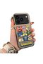 iPhone 17 Pro Compatible Puzzle Character Collage Pattern Phone Case Shockproof