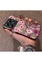 Mi 14t Pro Compatible Burgundy Pink Floral Pattern Phone Case Shockproof - 2