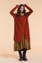 Flowy Hooded Collar Fingered Long Cardigan - 8