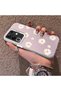 Vivo Y29 4g Compatible Women's Pink Striped Daisy Phone Case Impact Resistant - 2