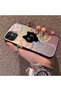 iPhone 12 Mini Compatible Colorful Line Cat Figure Phone Case Shock Absorbing Protective Case - 2