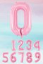 Pink Number Balloon 34 Inch Pink Number Foil Balloon 0