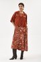 Tile Italian 100% Cotton Velvet Floral Patterned Jacket Double Suit Size 38 - 44