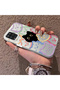 Samsung Galaxy A12/M12 Compatible Colorful Line Cat Figure Phone Case Shock Absorbing Protective Case - 2