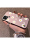 Realme C21 Compatible Women's Pink Striped Daisy Phone Case Shockproof - 2