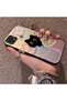 Oppo A15/A15S Compatible Colorful Line Cat Figure Phone Case Shock Absorbing Protective Case - 2