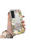 Samsung Galaxy S22 Compatible Flower Frame Patterned Phone Case Botanic Garden