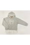 Girl's hooded sweatshirt with lace trim ckb-80812