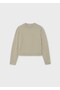 Girl's Cream Gray Sweater