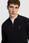 Men's Black Sweater 50327452-Vr046 - 2