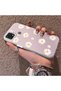 Oppo A15/A15S Compatible Women's Pink Striped Daisy Phone Case Shockproof - 2