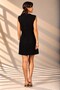 Women's Zero Sleeve Lined Button Detailed Tasseled Chanel Short Dress - 4