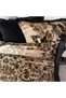"Black Majesty" Textured Patterned Cushion Cover Set - 4
