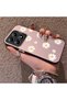 Mi 14t Compatible Women's Pink Striped Daisy Phone Case Shockproof - 2