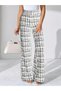 Women's High Waist Wide Leg Woven Pants - 5