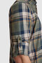 Men's Green Long Sleeve Shirt 50329697-Vr017 - 6