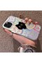 iPhone 14 Pro Compatible Colorful Line Cat Figure Phone Case Shock Absorbing Protective Case - 2