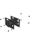 RAM® Low-Profile Cage Guard Mount cu placă de susținere - 2