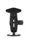 RAM® Double Ball Drill-Down Mount with Diamond Plate - Medium - 6