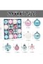 42 Pcs Christmas Tree Balls Ornaments, Christmas Decorative Hanging Baubles for Home Party Holiday Wedding Tree Decorations (Blue/Pink/White) - 2