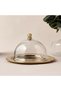 Palm Tree Embossed Date Tray with Lid - 17 cms