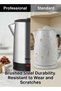 2.5L Large Capacity Electric Water Kettle, RAF Stainless Steel Fast Boil Kettle with LED Indicator Light, Home Kitchen Water Boiler - 7