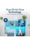 1.5Ton Split Air Conditioner With Remote controlled, Child Lock Protection, LED Display, Up To 17M Air Flow, Sleep Mode Function, Rotary Compressor, Q4MATIC-P18C3-5 Years Full Parts - 7