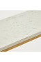 طاولة كونسول بسطح رخامي - 30×70×98 سم - 4