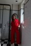 Zippered Collar Sweat Tracksuit Set - 5
