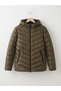 Boy's Hooded Zippered Inflatable Coat - 5