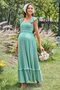 Women's Ruffle Sleeve Summer Baby Shower Maternity Dress - 5
