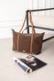 Megan Zippered Large Size Daily Women's Shoulder and Shoulder Bag