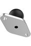 RAM® Chrome Diamond Ball Base - 2