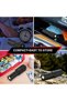 مصباح يدوي قابل لإعادة الشحن عبر USB (عبوة من قطعتين) - مصابيح LED صغيرة وساطعة، إضاءة عالية، 4 أوضاع، مع خاصية التكبير - 2