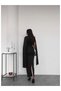 Cape Detailed Midi Dress - 5