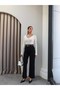 High Waist Belted Wide Leg Jeans - 4