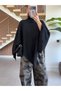 Knitted Knitted Poncho - 2