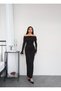One Shoulder Gathered Long Dress