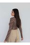 Ribbed U-Neck Blouse - 5