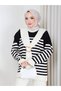Women's Shawl Detailed Buckle Tricot Tunic Set - 2
