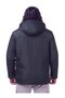 Men's Extra Large Size Thick Winter Padded Memory Bettino Coat Suitable for Weight Ranges 128-190 kg Navy Blue - 3