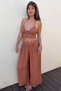 Linen Nubi Palazzo Trousers - 2