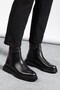 Genuine Leather, Laceless, Full Leather, Water Resistant Men's Leather Boots - 4