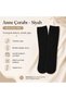 Women's 40 Denier Thin Mother Socks, Pack of 12 |   Below the Knee, Heelless, Flexible, Skin Black, Bronze, Mink - 8