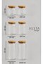 18-Piece Glass Jar Set with Airtight Bamboo Lids - 3 Different Sizes - Multi-Purpose Storage Jars - 6