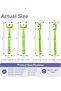 Tongue Tip Lateralization and Elevation Tools | Therapeutic Tool Set for Apraxia, Dysarthria | Improve Feeding Skills, Speech Clarity and Jaw Stability | Jaw Alignment - Set of 4 - Inst. Booklet -Lime - 4