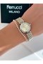 Steel Strap Minimal Case 2 Year Warranty 3 Atm Waterproof Women's Wristwatch + Bracelet Gift - 4