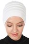 Bere Model Hijab Bonnet, B-34 White - 5