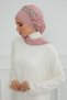 Chiffon Ready-To-Wear Turban with Side Ruffles and Stone Accessories, Ht-100, Ht-100 Powder - 7