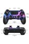 وحدة تحكم لاسلكية لـ PS4، جهاز تحكم متوافق مع PS4/Pro/Slim/PC مع وظيفة التحكم باللمس. - 2